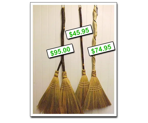 home made brooms